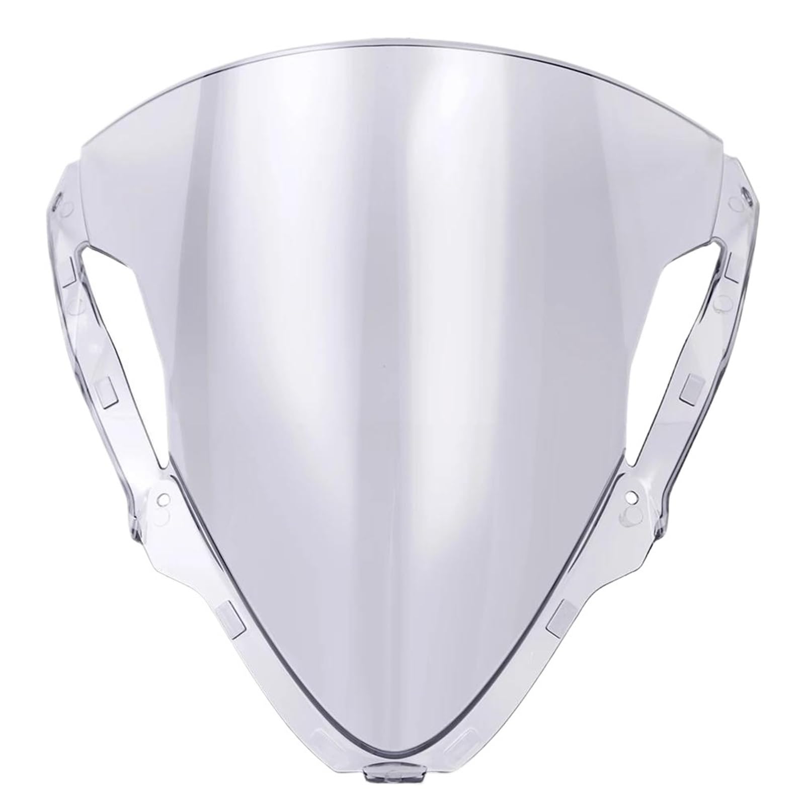 WWSADE Motorrad Windabweiser Windschutzscheibe Spoiler Windschutzscheibe Motorrad Wind Deflectore Für Kawasaki Für N-ja ZX6R 2024 - Motorrad Windshield Windabweiser(Light Smoke) von WWSADE