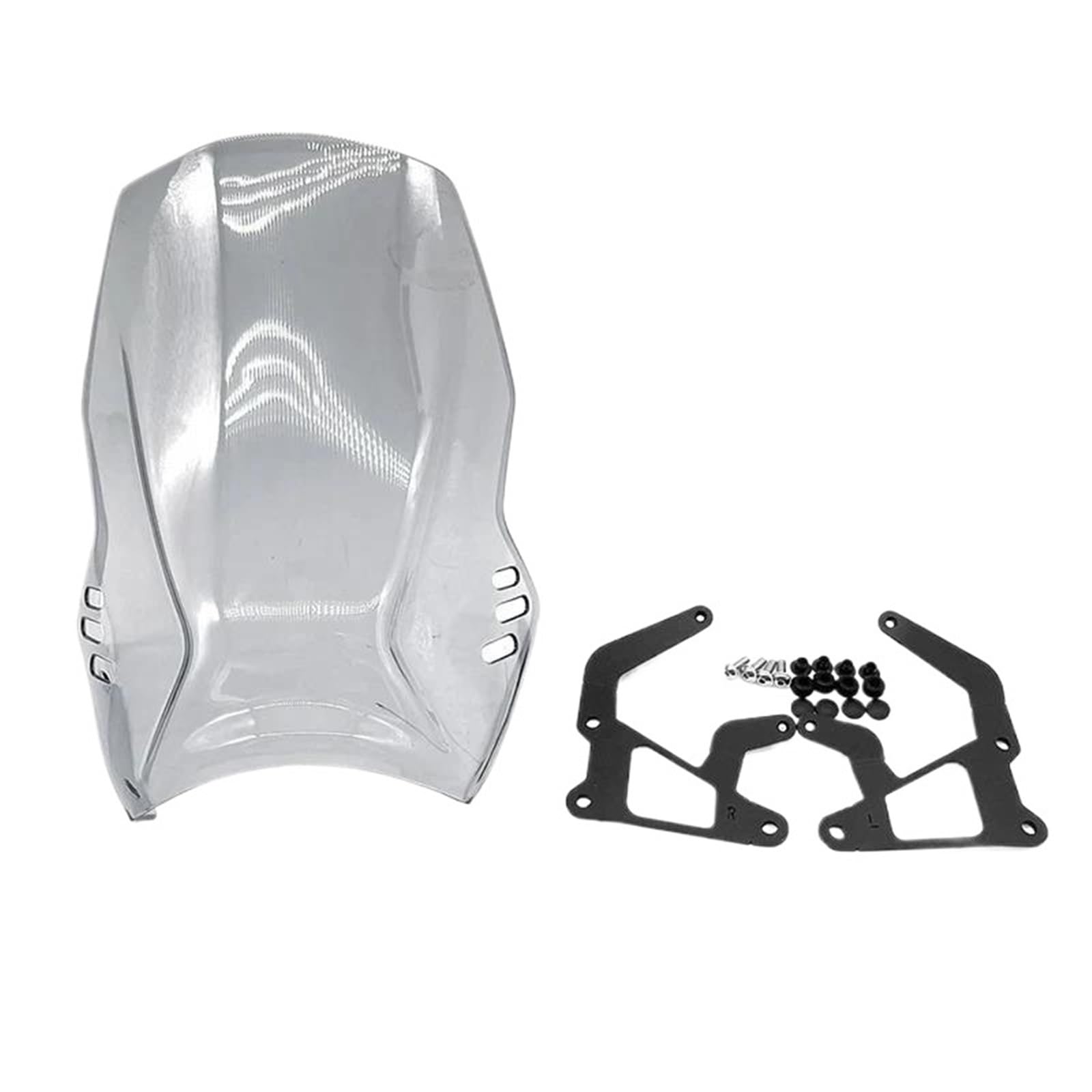 WWSADE Motorrad Windshield Windabweiser Motorrad Windabweiser Schild Bildschirm Zubehör Windschutzscheibe Windschutz Für Ya&ma&ha Für XSR 900 2022-2024 Sport Touring Windschutz Scheibe(Light Smoke) von WWSADE