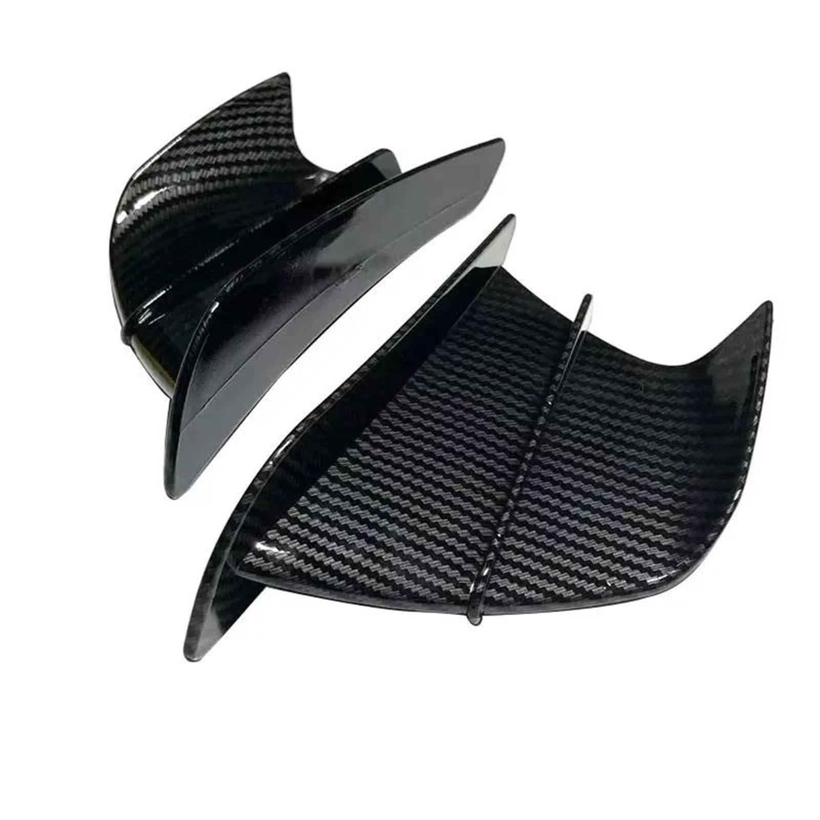 WWSADE Motorrad Winglet Für Kawasaki Für N-ja 125 Z125 Z250SL 250R 300R Z300 Z400 400R KLX250 ZZR1200 Motorrad Winglet Aerodynamische Flügel Kit Spoiler Spoiler & Flügel(1) von WWSADE