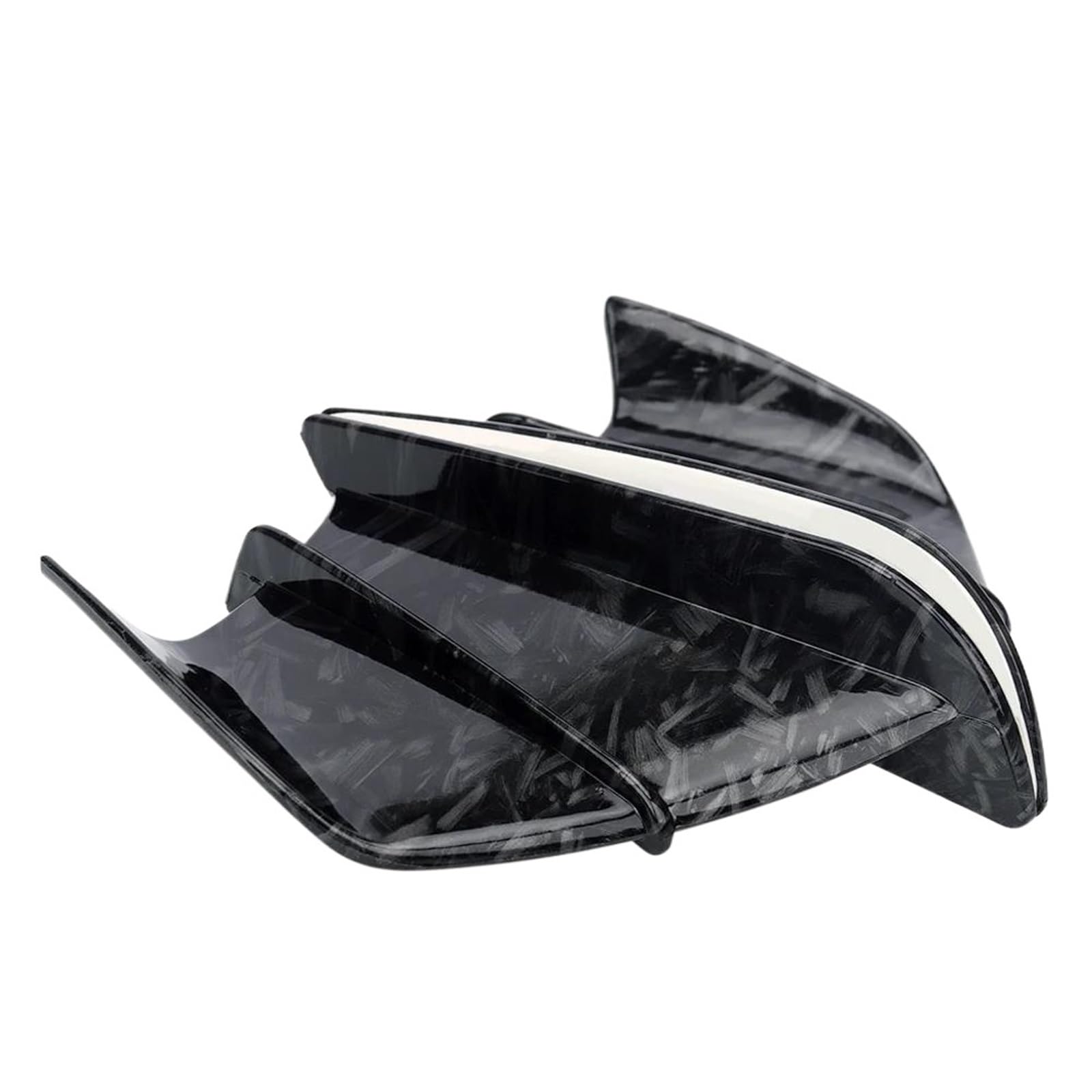 WWSADE Motorrad Wings Für Kawasaki Für N-ja ZX6R 636 ZX-25R ZX6RR ZX-6 ZX10R ZX1400 ZX14R ZZR1400 ZZR1100 Motorrad Winglet Aerodynamische Flügel Kit Spoiler Side Wind Spoiler(4) von WWSADE