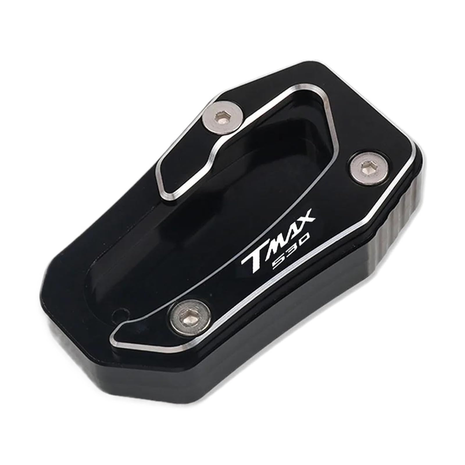 WWSADE Parkplatte Basis Motorrad CNC Kickstand Fuß Seitenständer Verlängerung Pad Stützplatte Vergrößern Für TMAX530 SX DX 2017-2023 Motorrad Seitenständer Pad(1) von WWSADE