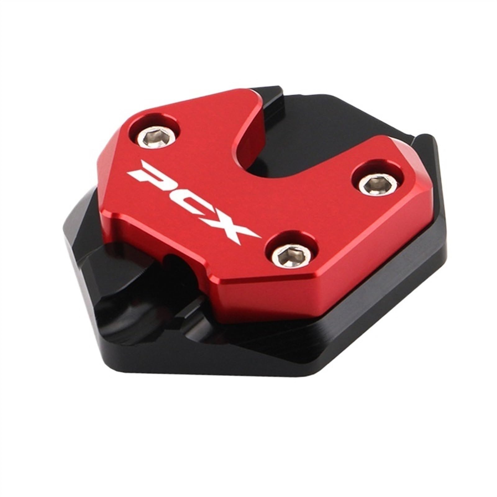 WWSADE Seite Stehen Motorrad Aluminium Kickstand Seite Stehen Enlarger Pad Unterstützung Für PCX160 PCX 160 2021 2022 2023 Seitenverlängerung Pad(2) von WWSADE