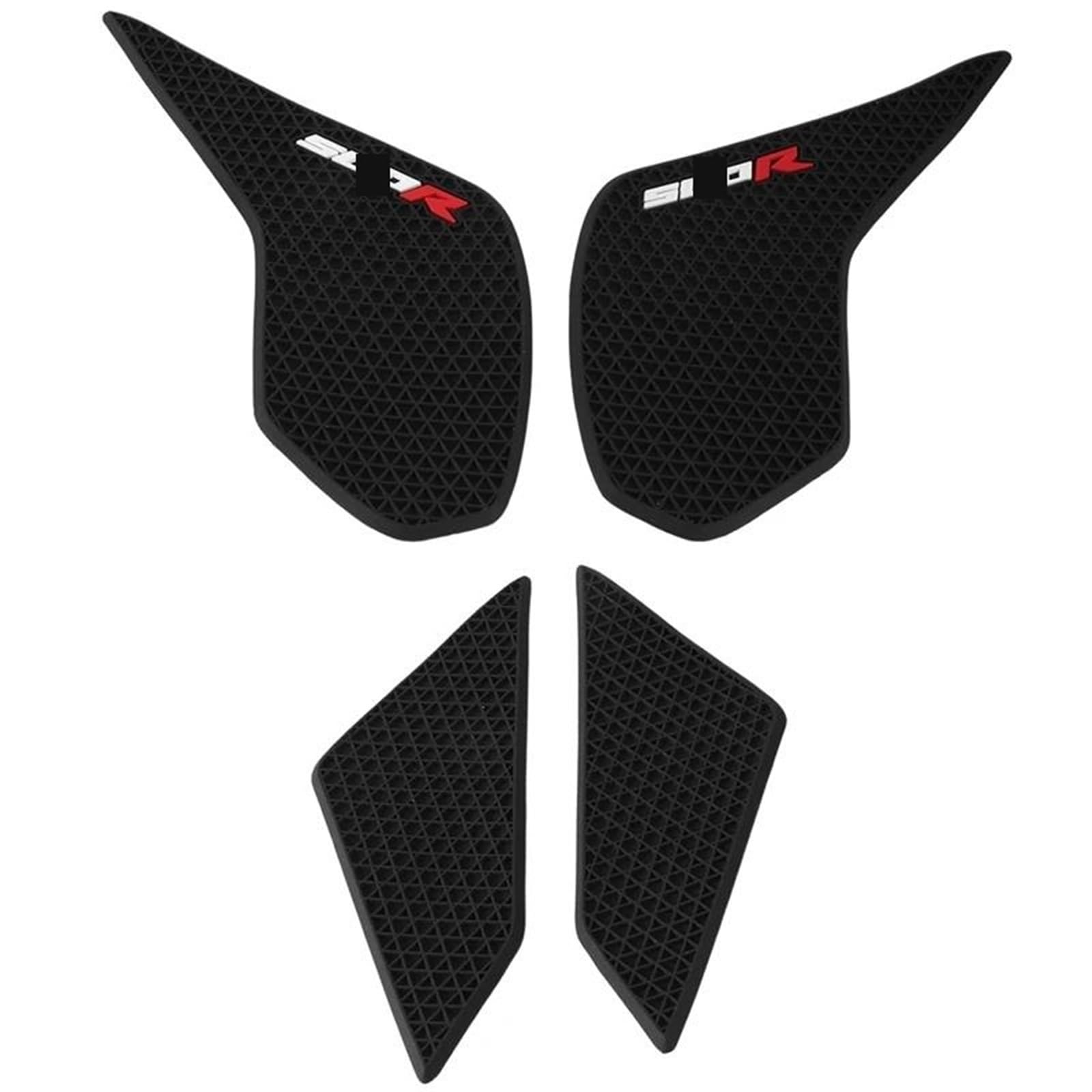 WWSADE Tankschutz Motorrad Motorrad rutschfeste Seite Kraftstoff Tank Pads Aufkleber Pad Aufkleber Für CBR500R 2019-2023 Motorrad Tankaufkleber von WWSADE