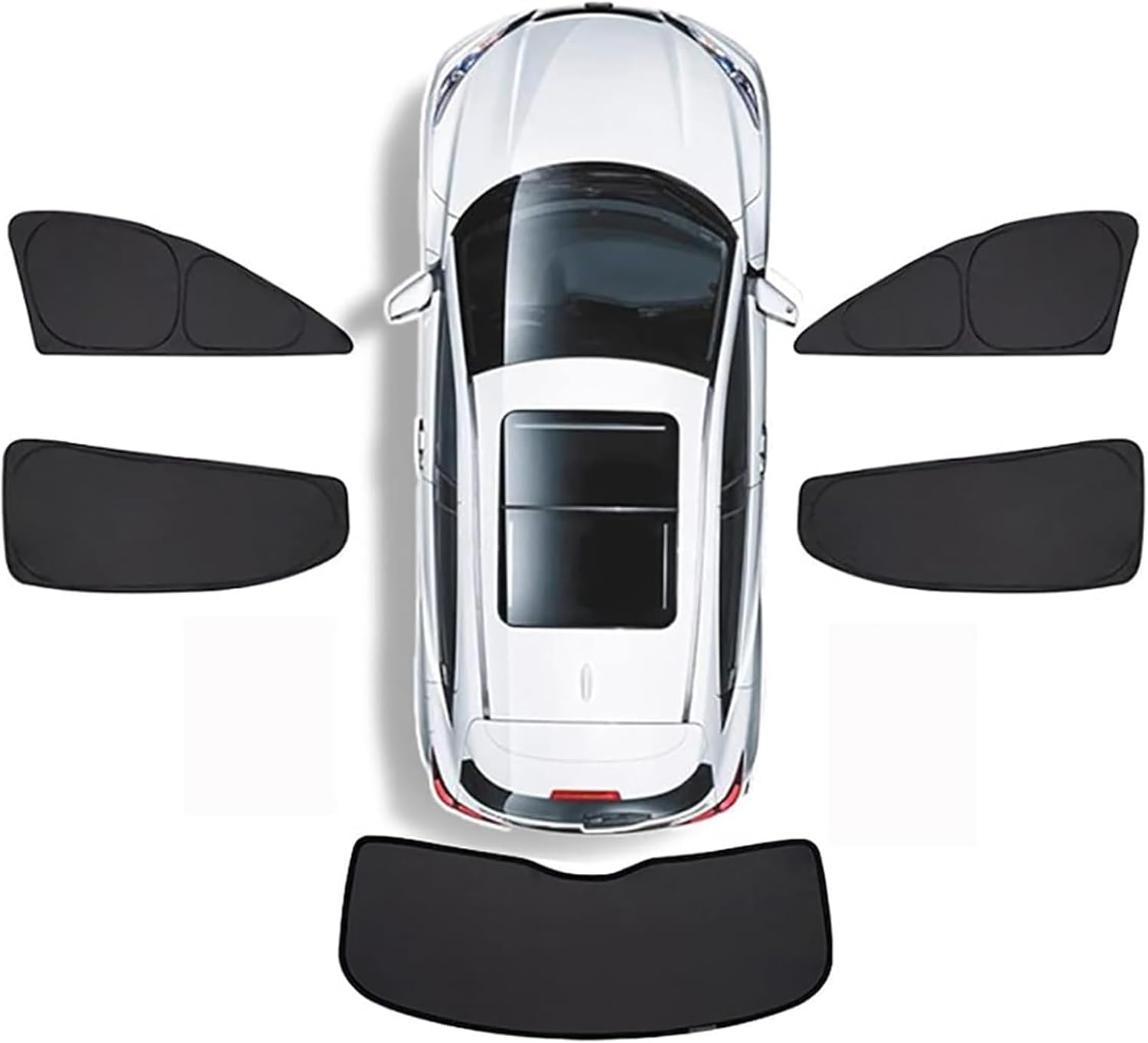 Auto Seitenfenster Sonnenschutz Für Ford Fiesta VIII (Mk8) 5 door 2017 2018 2019 2020 2021 2022 2023 2024, Sonnenblenden UV-Schutz Vordere Und Hintere Privacy Protection Accessories von WXFBFB66
