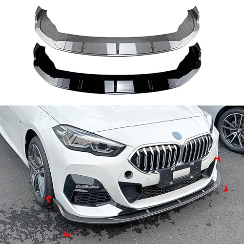 Frontstoßstange Lippe für BMW 2 Series F44 M Sport 218i 220i 2020+, Frontstoßstange Lippe, Frontspoiler Anti Kollision Frontstoßstange Spoiler Body Kit,Carbon Fiber Pattern von WXFBFB66