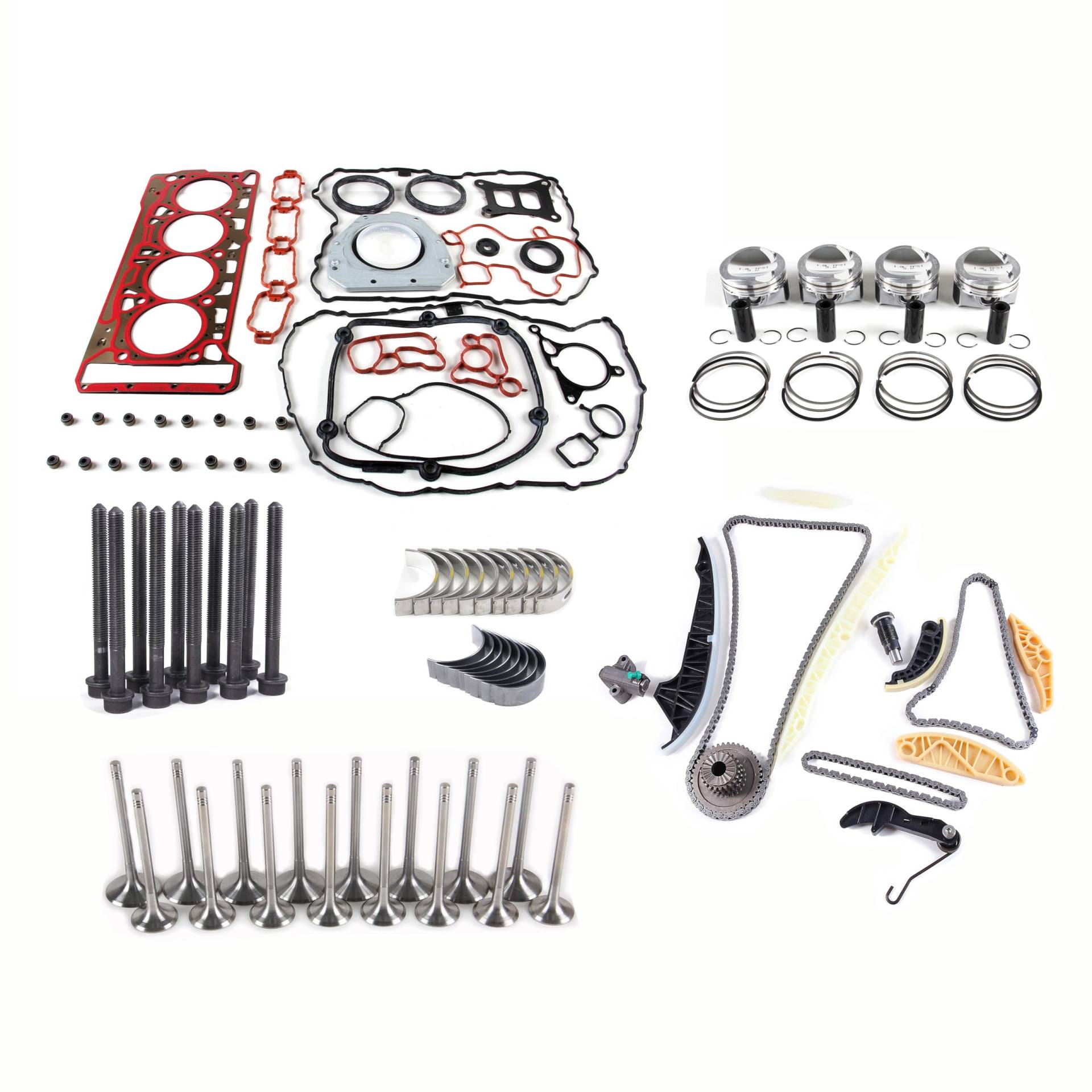 WXHYWWF Motorüberholung Umbausatz, 23 mm, passend für Golf A4 CJS CXB CNS CJE 06K103383K 06K129 717A 1.8T von WXHYWWF