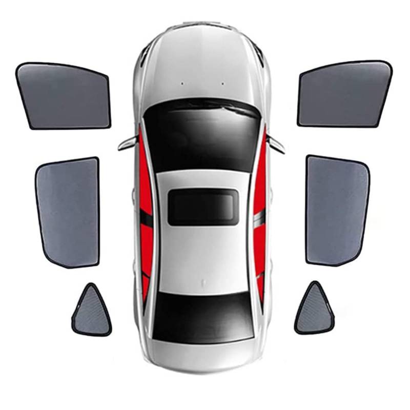 Sonnenschutz Auto für Buick Verano Sedan 2016-2023, Vorne Hinten Seitenscheibe Sonnenblende Anti-UV Privatsphäre Schutz ZubehöR,F von WXJFFF