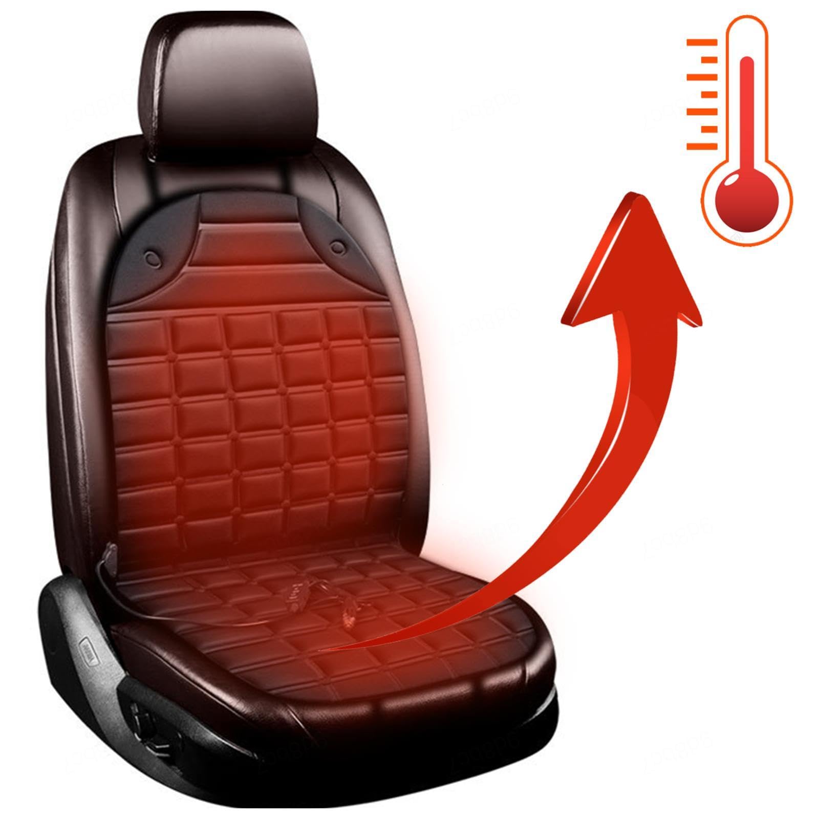 WXJHNYBS Rutschfestes Sitzkissen, 12v Zwei Stufen Sitzkissen Mit Heizung, Universell Warm Autositzschoner Vordersitz, Zum Fahren Geeignet,Nr.3-2Packung von WXJHNYBS