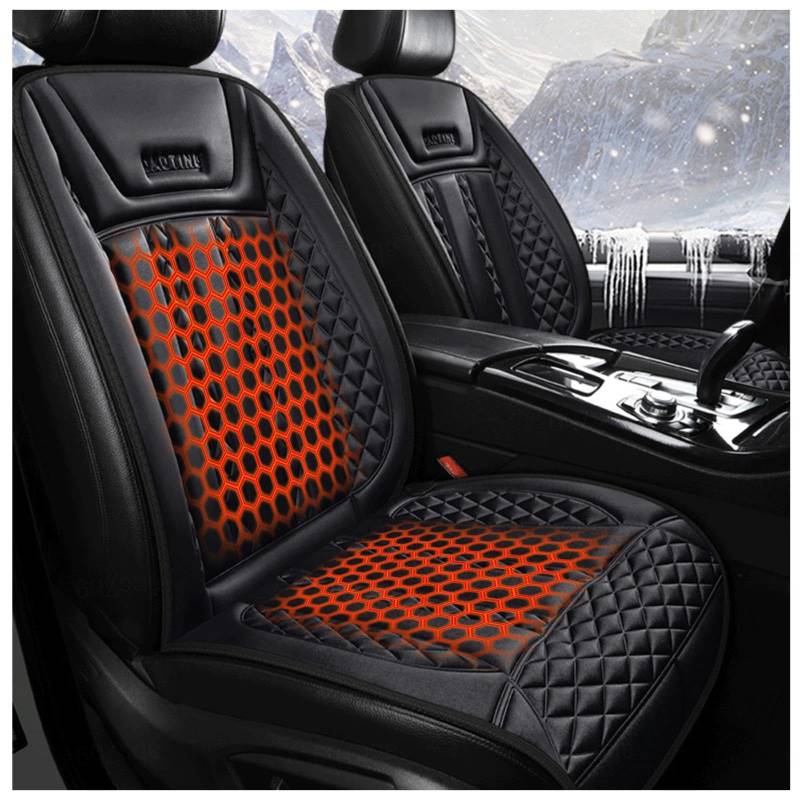 WXJHNYBS Sitzheizung für Volvo v70, 12v,Zigarettenanzünder Heiz Sitzkissen Professionell Warm SEAT Back Protector für KIA gt,C von WXJHNYBS