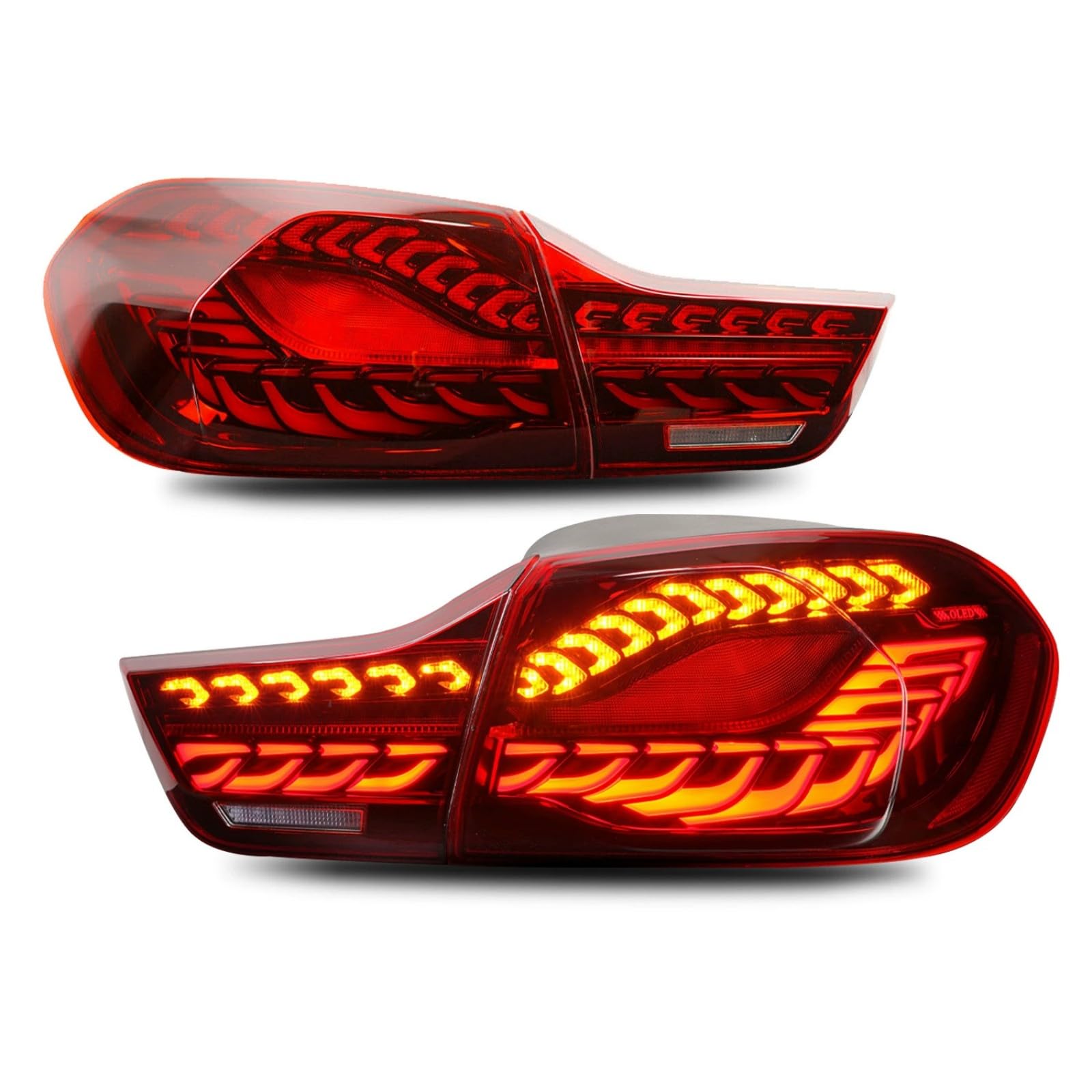 Autorücklichter für BMW 4 Series F32 F33 F36 F82 F83 2013-2020, weist eine lange Lebensdauer auf,Red A Pair von WXJYBF66