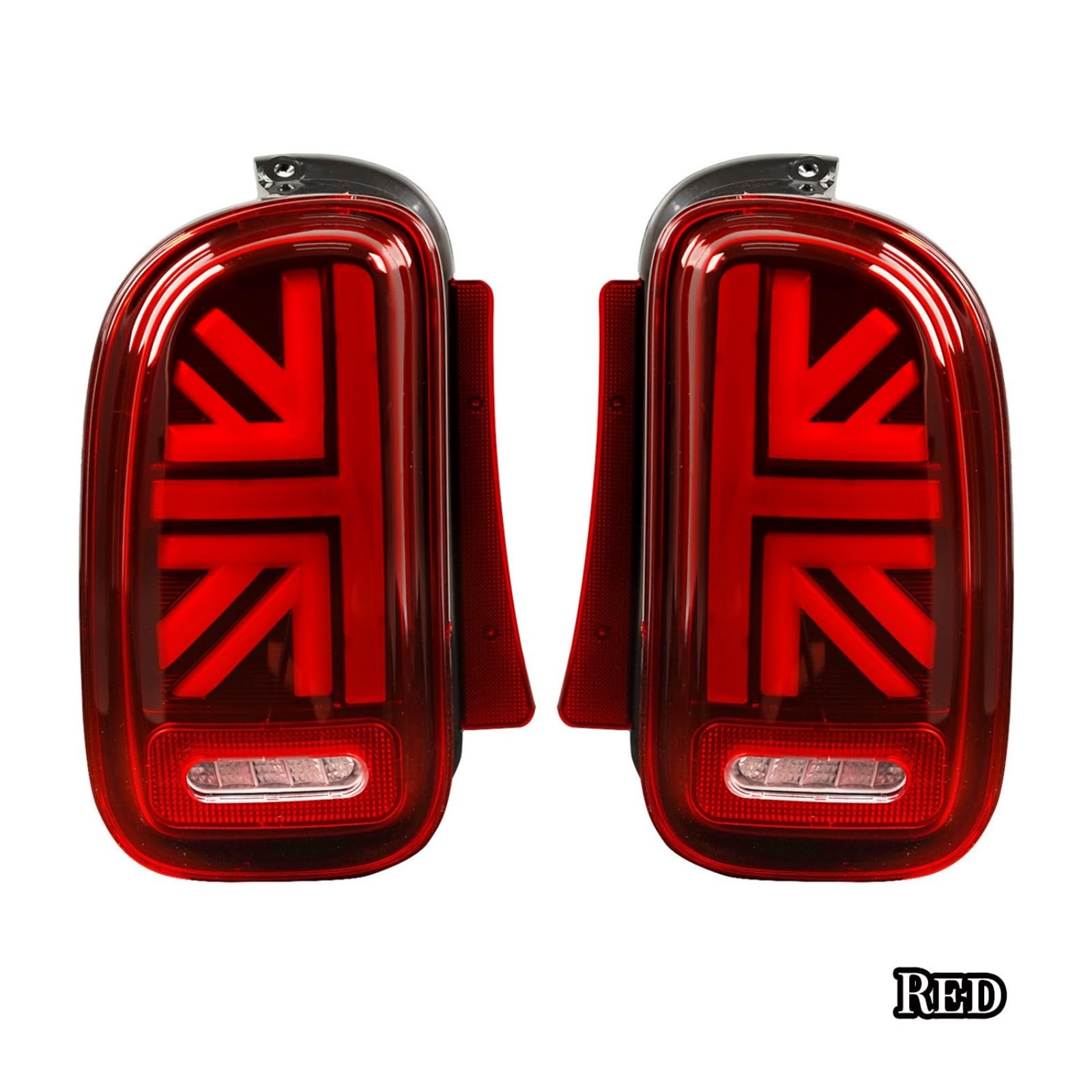 Autorücklichter für BMW MINI R55 2007-2014, weist eine lange Lebensdauer auf,Red A Pair von WXJYBF66