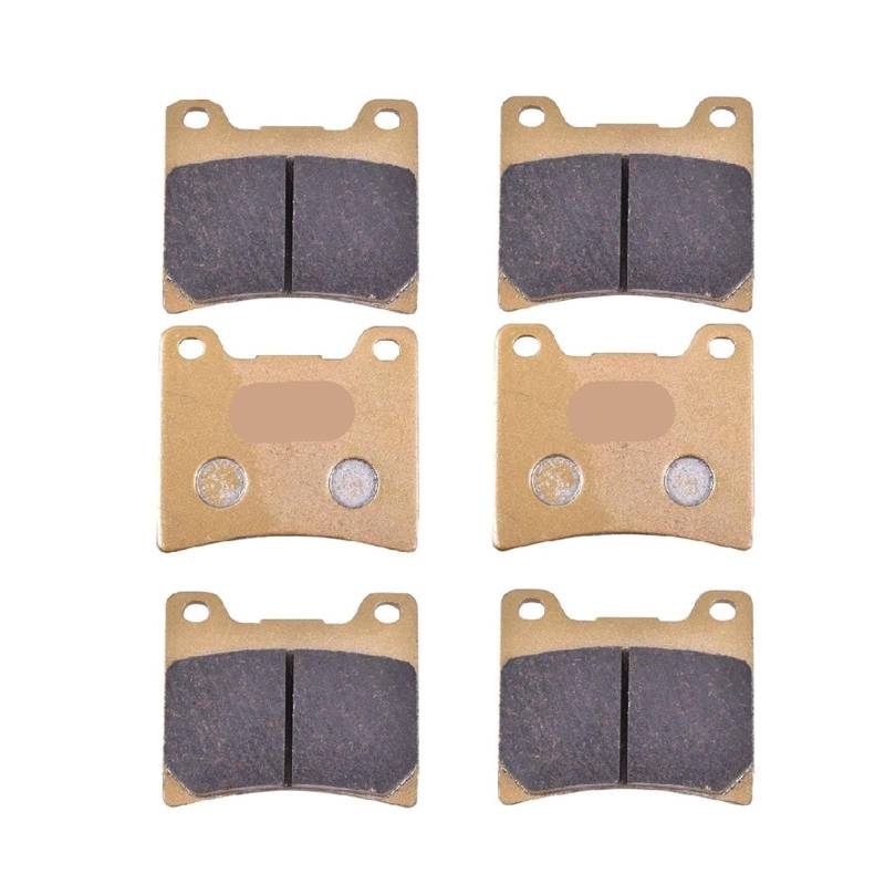 Vordere hintere Bremsbeläge for FZR600 1989 XJ600 1983-1991 XJ FZR 600 FZ700 1987-1988 FZ750 Genesis 750 XJ FZ 700 750 XJ750(3pairs) von WXQZHF