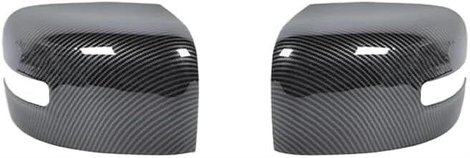 Auto Rückspiegel Gehäuse Für Jeep Für Renegade 2016-2021 Auto-Rückspiegelabdeckung, Schale, Dekoration, Aufkleber, Schutz, 2 Stück, Ersatzabdeckungen für Autospiegel(1 Pair Carbon Fiber) von WXSSH