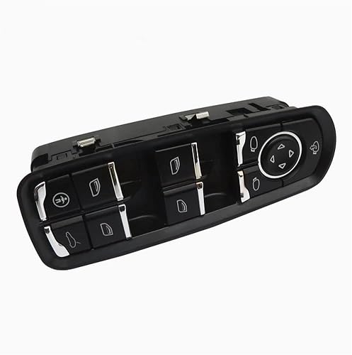 Auto -Tür -Fensterschalter Schalter Elektrischer Fensterheber für Hauptsteuerschalter Fahrertür Fensterheberschalter Knopf für P&orsche für Cayenne für Macan für Panamera 2011 2012 2013 2014 2015 2016 von WXSSH