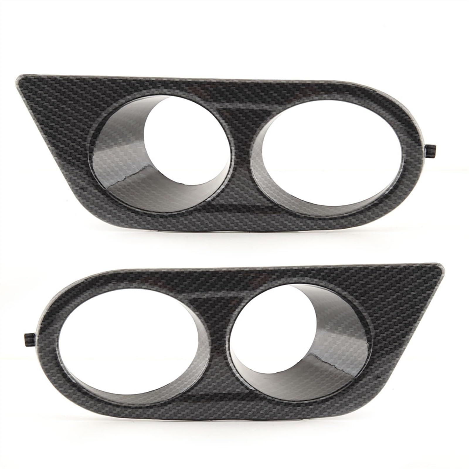 WXSSH Auto Nebelscheinwerfer Kühlergrill Für BMW E46 M3 2001-2006 Carbon Fiber Nebelscheinwerfer Abdeckung für Glänzend Schwarz Nebelscheinwerfer Grill Rahmen Nebel Lampe Haube(Carbon Fiber L and R) von WXSSH