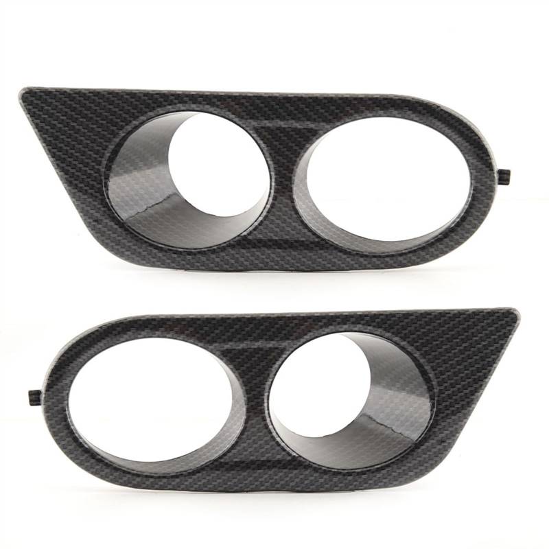 WXSSH Auto Nebelscheinwerfer Kühlergrill Für BMW E46 M3 2001-2006 Carbon Fiber Nebelscheinwerfer Abdeckung für Glänzend Schwarz Nebelscheinwerfer Grill Rahmen Nebel Lampe Haube(Carbon Fiber L and R) von WXSSH