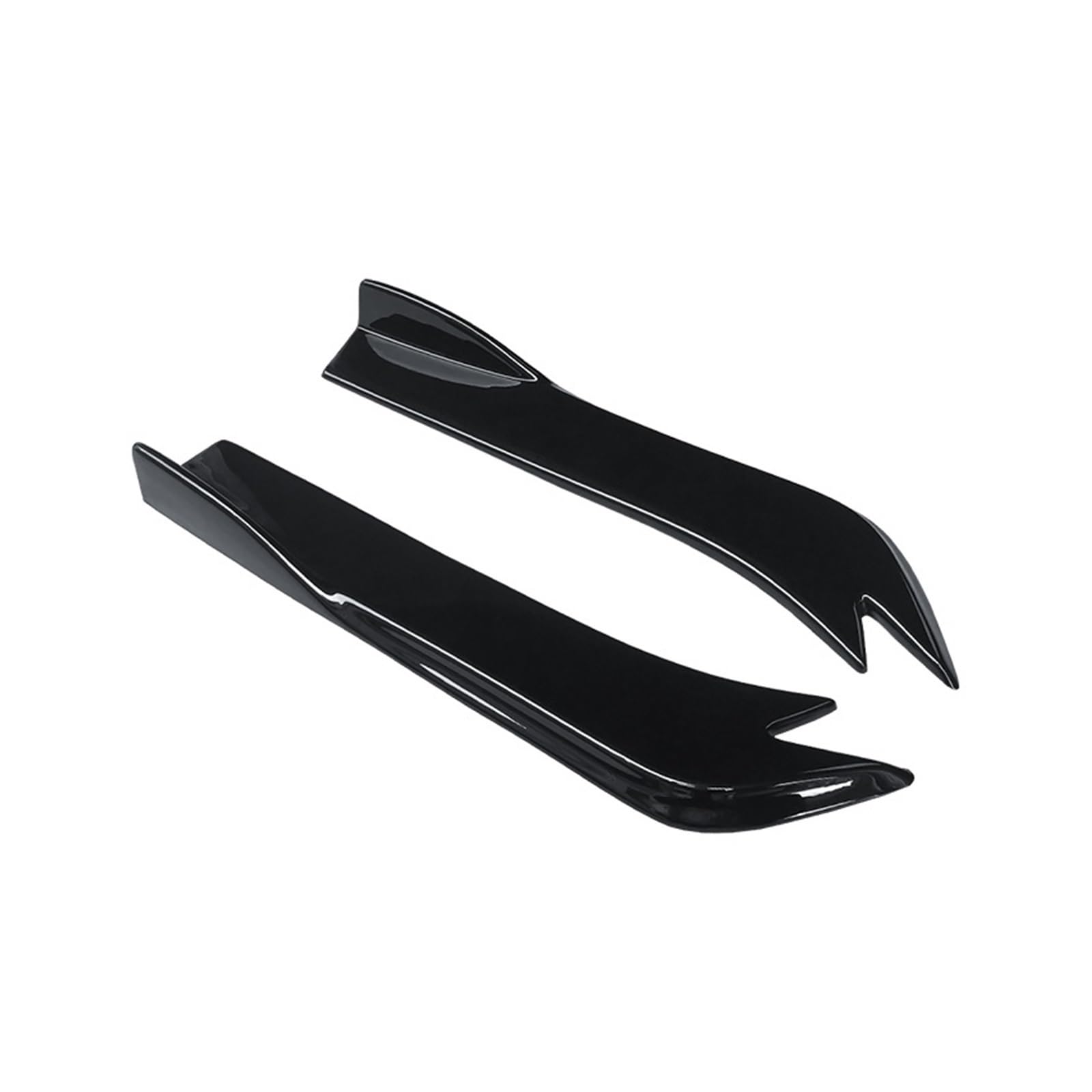 WXSSH Fahrzeugseitenspoiler Auto Heckspoilerlippe Spoilerlippe Canard Flügel Diffusor für VW für Passat CC 2013 2014 2015 2016 2017 2018(Gloss Black) von WXSSH