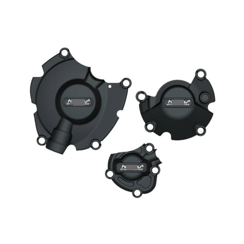 WXSSH Motorrad-Motorabdeckung Motorräder für Motorabdeckung für Yamaha MT10 MT-10 2015–2023 MT-10 Sekundär für Motorabdeckungs-Set-Schutz(Black 1 Set) von WXSSH