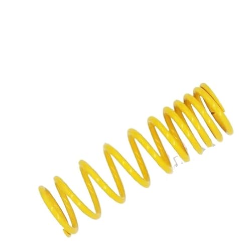 Spannungsdruckfeder, Pedal-Hinterdämpfungsfeder 80 100 120 140 180 lb Cooles Motorrad elastische weiche und harte Einstellfeder(Yellow,6.2x170mm) von WYCRTD