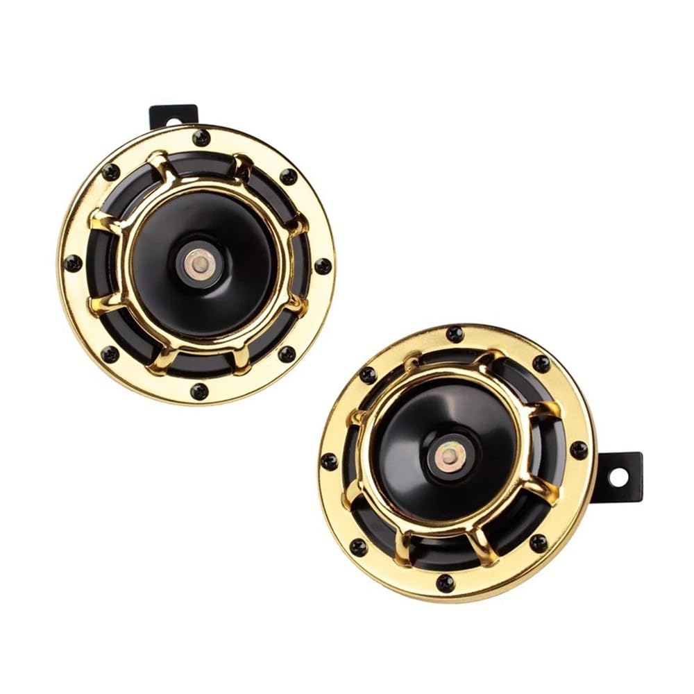 Einzelrohr Hupe Für 12V Für Motorrad Für Auto Laut Kompakte Ton Horn Auto Zubehör Disc 115DB Lauter Sound Horn Kit von WYHJIUY