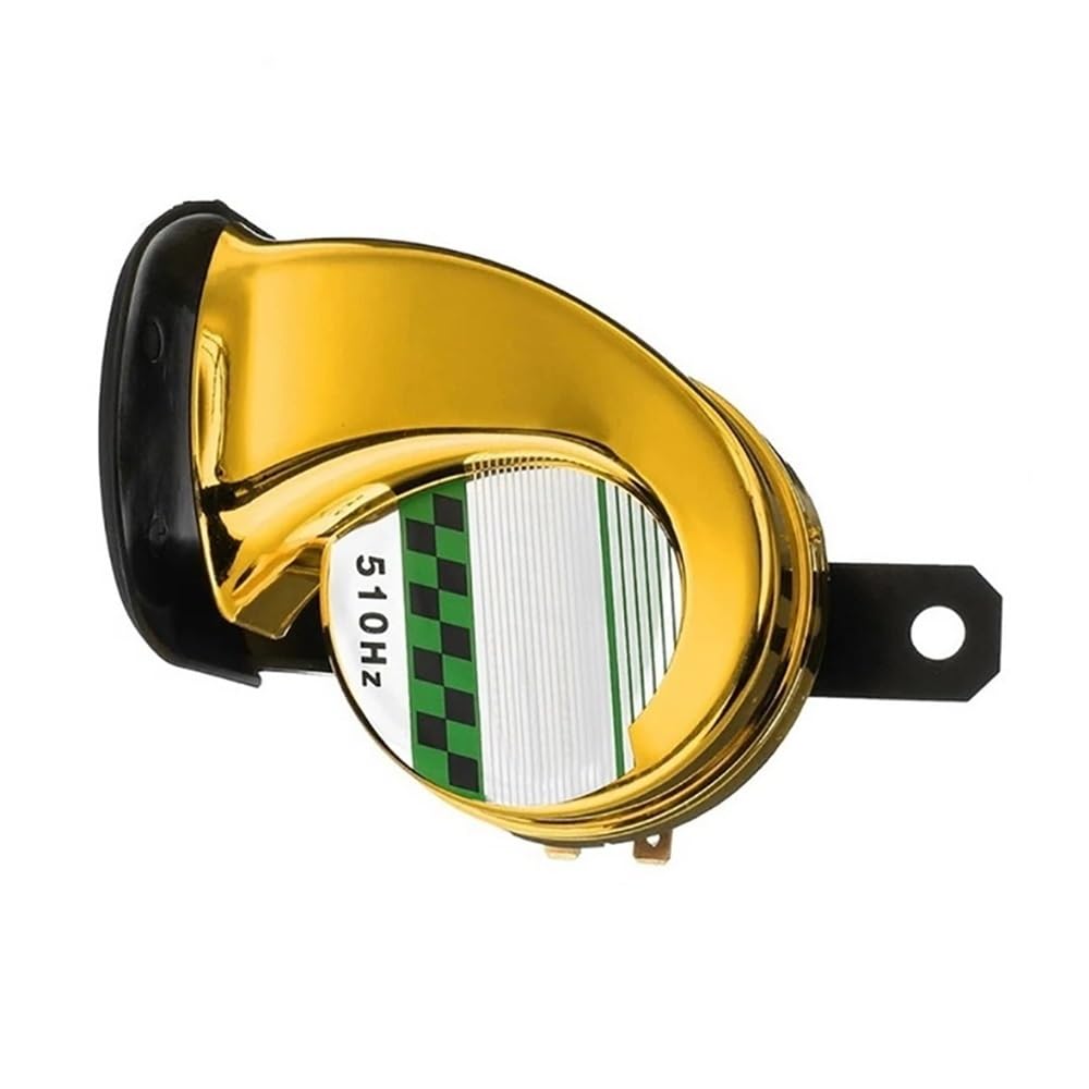 Einzelrohr Hupe Motorrad 130dB Horn Laut 510Hz Runde Laute Horn Lautsprecher Für 12V Für Auto Für Lkw Für Motorrad von WYHJIUY