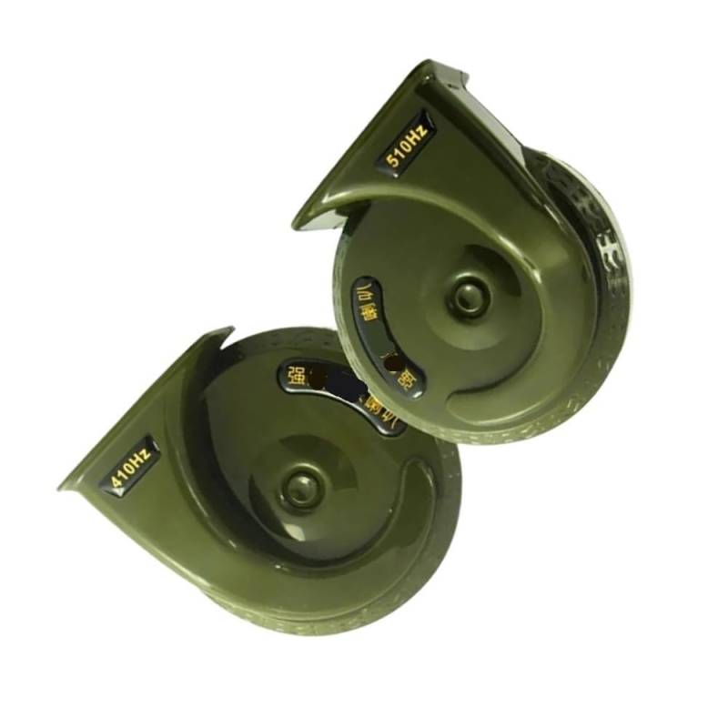 Einzelrohr Hupe Motorrad High Low Tone Horn Lautes Horn Für Alle 12 V Für Auto Für Motorrad Für Roller Für ATV Für Yachten Für Boote von WYHJIUY