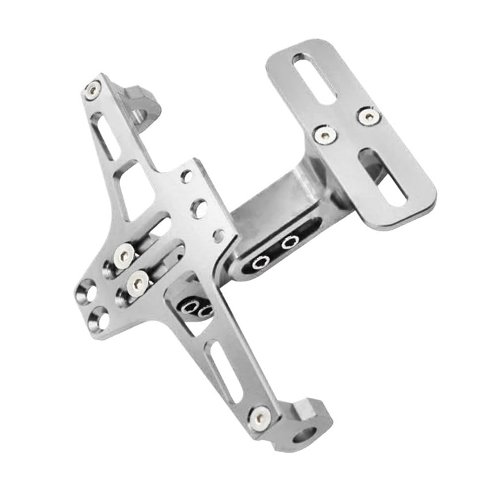 Hintere Halterung Motorrad Hinten Kennzeichen Rahmen Halter Einstellbare Roller Motorrad Aluminium Lizenz Nummer Platte Halterung von WYHJIUY