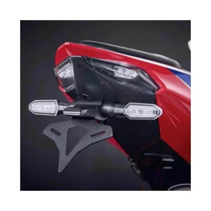 Hintere Halterung Motorrad Hinten Kurze Schwanz Lager Ordentlich Kennzeichen Halter Reitstock Halterung Kit Für CBR1000RR-R 2020- von WYHJIUY