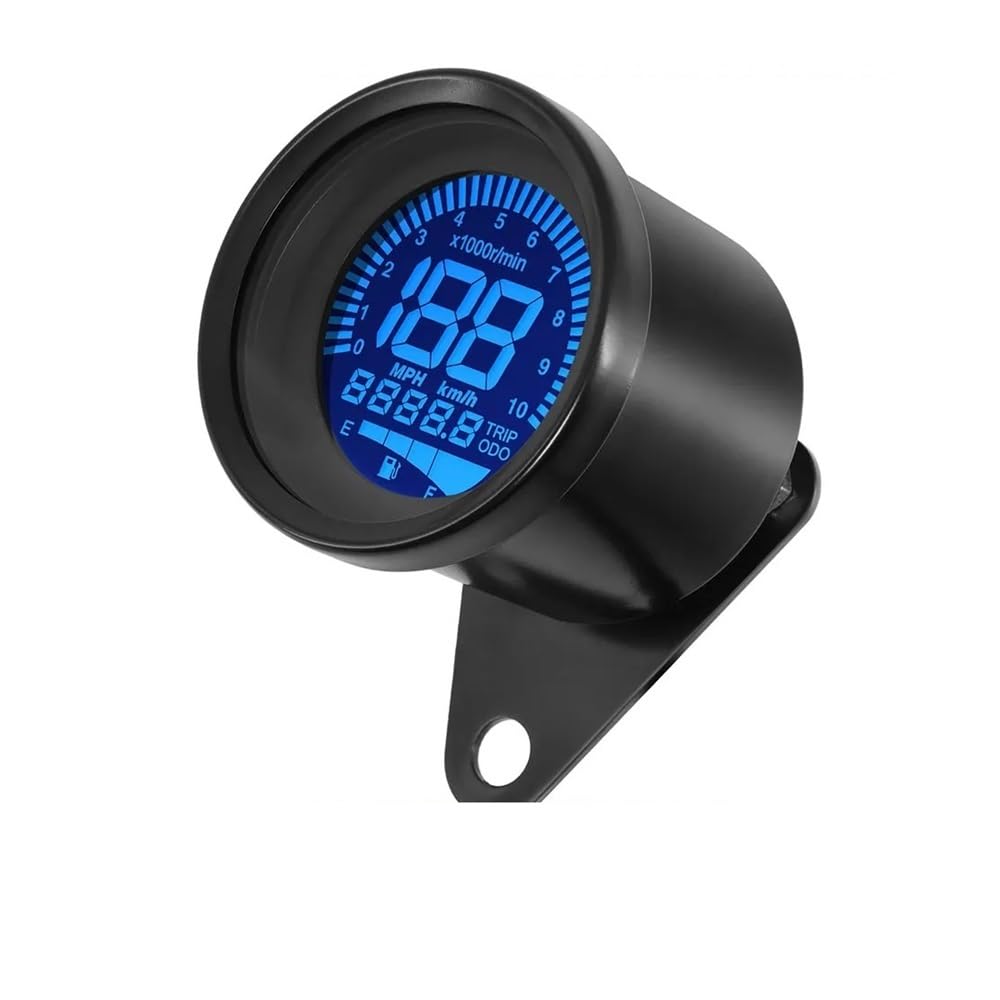 Motorrad-Geschwindigkeitsmesser-Kilometerzähler Digitaler Kraftstoffzähler Universal DC12V Drehzahlmesseranzeige Roller Meter Speed Gear Display von WYHJIUY