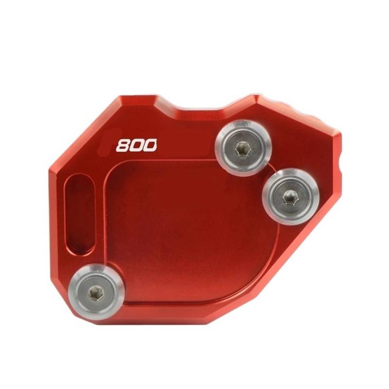 WYHJIUY Auflagvergrößerung Pad Für F800GS Für F800 GS Für F 800 GS 2008 2009 2010 2011 2012 2013 2014 2015 Motorrad Seitenständer Vergrößerung Splatte Ständer verlängerung von WYHJIUY