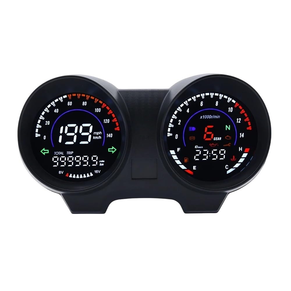 WYHJIUY Digital-Dashboard Motorrad Drehzahlmesser Tachometer Für Brasilien Für Titan 150 Für CG150 Für Fan150 Speed Gear Display von WYHJIUY