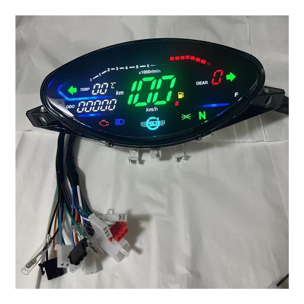 WYHJIUY Digitaler Motorrad-Drehzahlmesser Für Das Armaturenbrett Für Biz100 Für Biz 100 Für C100 Für Cub 110 1998-2005 Speed Gear Display von WYHJIUY