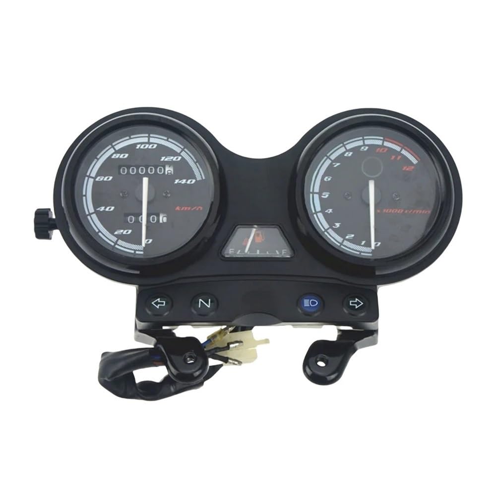 WYHJIUY Drehzahlmesser Motorrad Tachometer Messgerät Moto Tach Instrument Uhr Fall Für YBR 125 2005-2009 Speed Gear Display von WYHJIUY