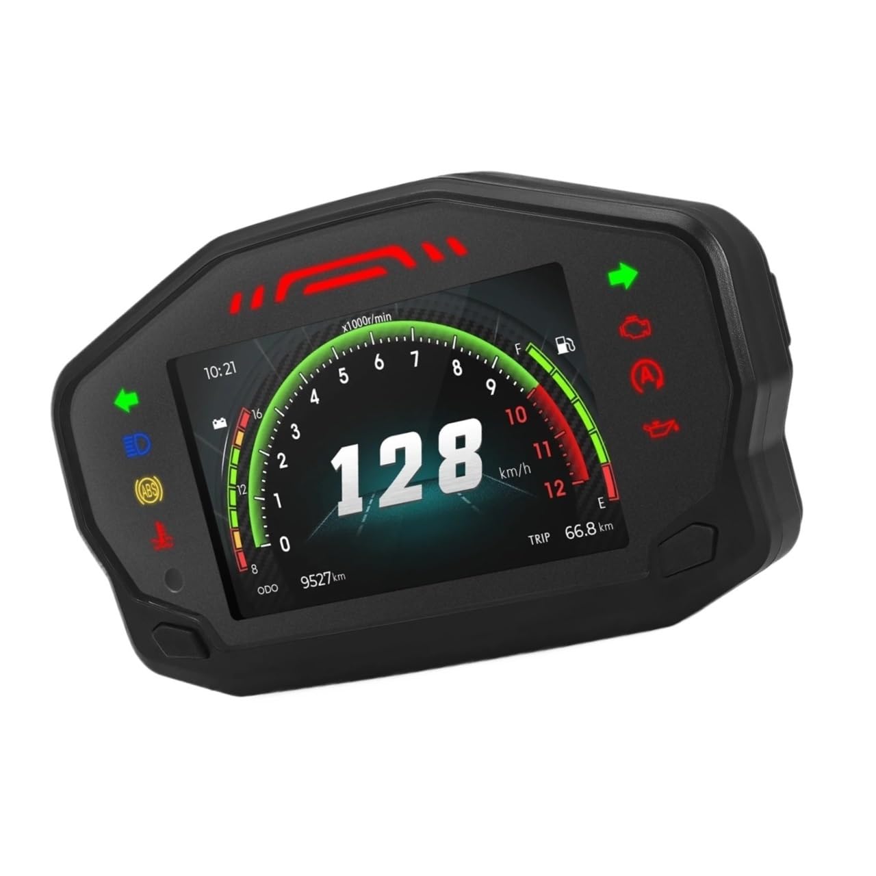 WYHJIUY Für 2/4 Zylinder Motorrad Zubehör Digital Tacho Instrument Panel Mit Ölstand Kilometerstand Dashboard Speed Gear Display von WYHJIUY