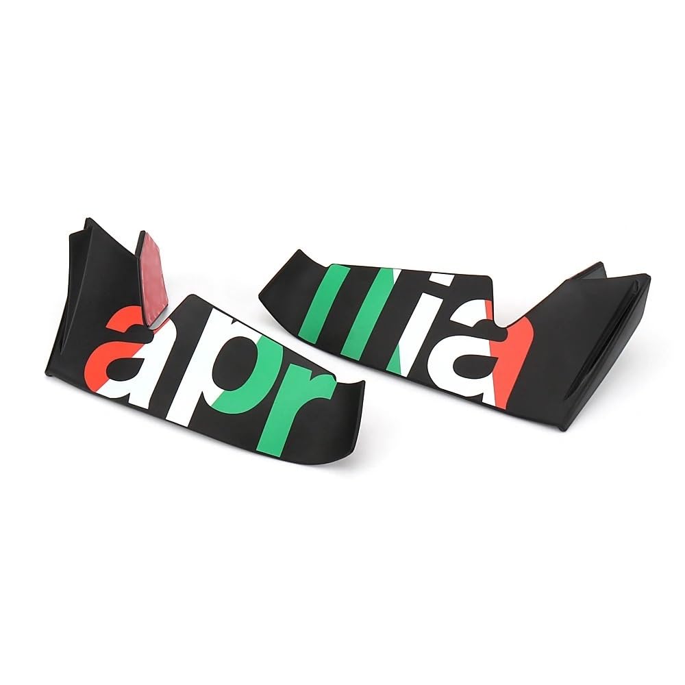 WYHJIUY Für A&prilia Für RS 660 Für Rs660 Rs 660 Motorrad Windschutzscheibe Flügel Verkleidung Vorne Aerodynamische Für RS660 Spoiler Winglet Winglet Spoilerlippe von WYHJIUY