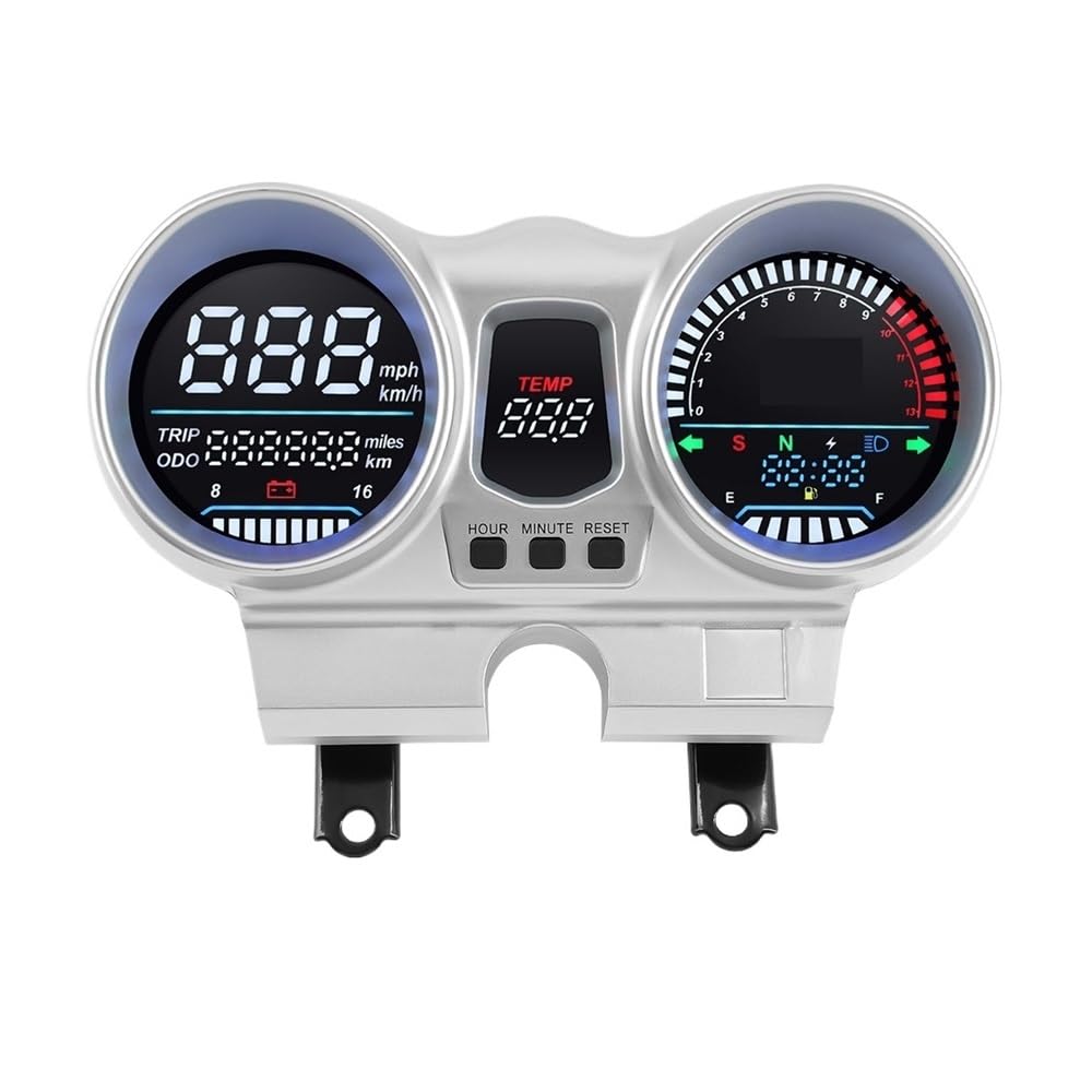 WYHJIUY Für CBX250 Für CBF250 Für Twister 2001-2008 Motorrad Instrument Digital Tacho Motor Dashboard 37100-KPF-961 Speed Gear Display von WYHJIUY