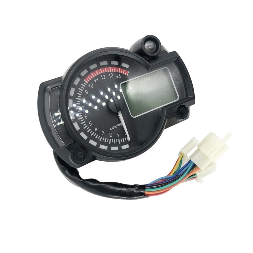 WYHJIUY Für KOSO Für RX2N Digitales Motorradzubehör Tachometer Kilometerzähler Drehzahlmesser Armaturenbrett Instrumententafel Montage Speed Gear Display von WYHJIUY