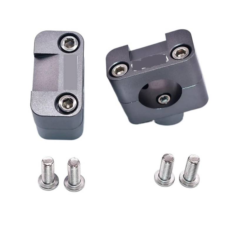 WYHJIUY Für MX Enduro Für CRF Für YZF Motorrad Lenker Bar Riser Montieren Clamp Adapter 7/8-1 1/8 Universal Solide Halterungen Lenker Riser von WYHJIUY