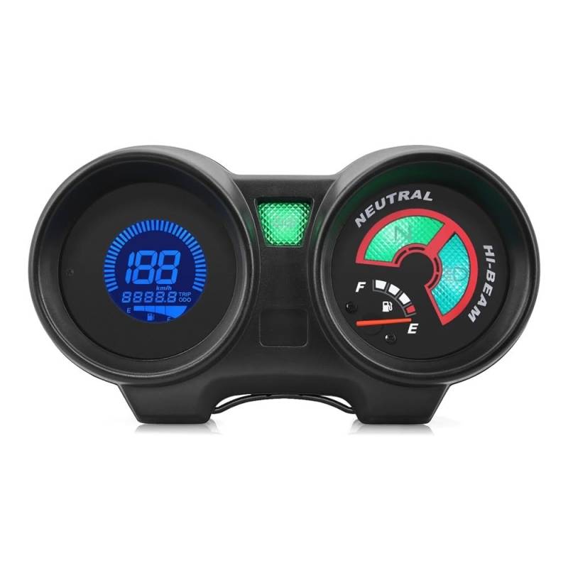 WYHJIUY Für Titan 150 Für CG150 Für Fan150 2010 2012 Motorrad Zubehör Tacho Digital Dashboard RPM Meter Odemeter Speed Gear Display von WYHJIUY