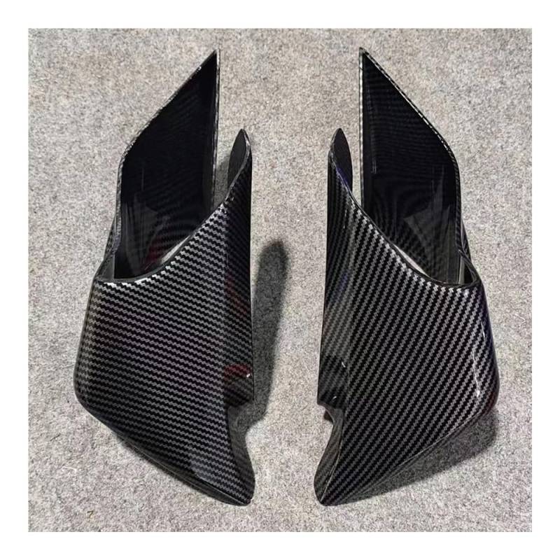 WYHJIUY Für Y&amaha Für YZF-R1 Für YZF-R25 2019-2023 Für YZF-R3 Motorrad Aerodynamische Winglets Feste Wind Flügel Für YZF R1 R3 R25 Verkleidung Shell Winglet Spoilerlippe von WYHJIUY