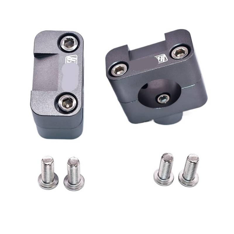 WYHJIUY Lenker Bar Riser Mount Clamp Adapter Universal Solide Halterungen Für Motorrad MX Endu Lenker Riser von WYHJIUY