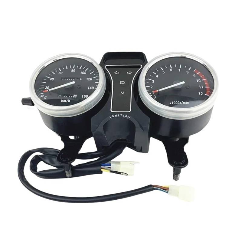 WYHJIUY Mechanischer Tachometer Kilometerzähler Mit Ganganzeige Cafe Racer Motorrad Ersatzteile Für GN250 Speed Gear Display von WYHJIUY