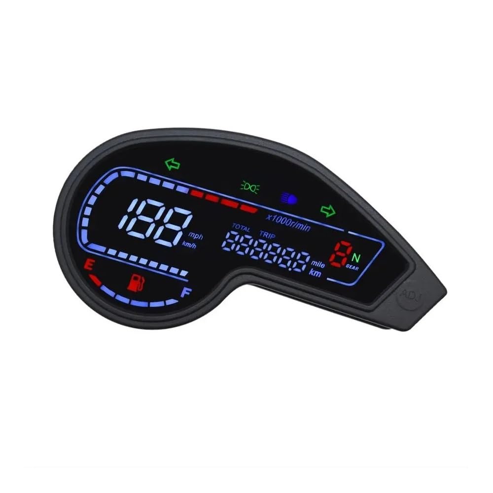 WYHJIUY Motorcycl Tacho Motor Digital Kilometerzähler Mexiko Brasilien Kolumbien FÜR NXR150 FÜR NXR125 FÜR Bros 2003-2014 FÜR CRV FÜR GY200 Speed Gear Display von WYHJIUY