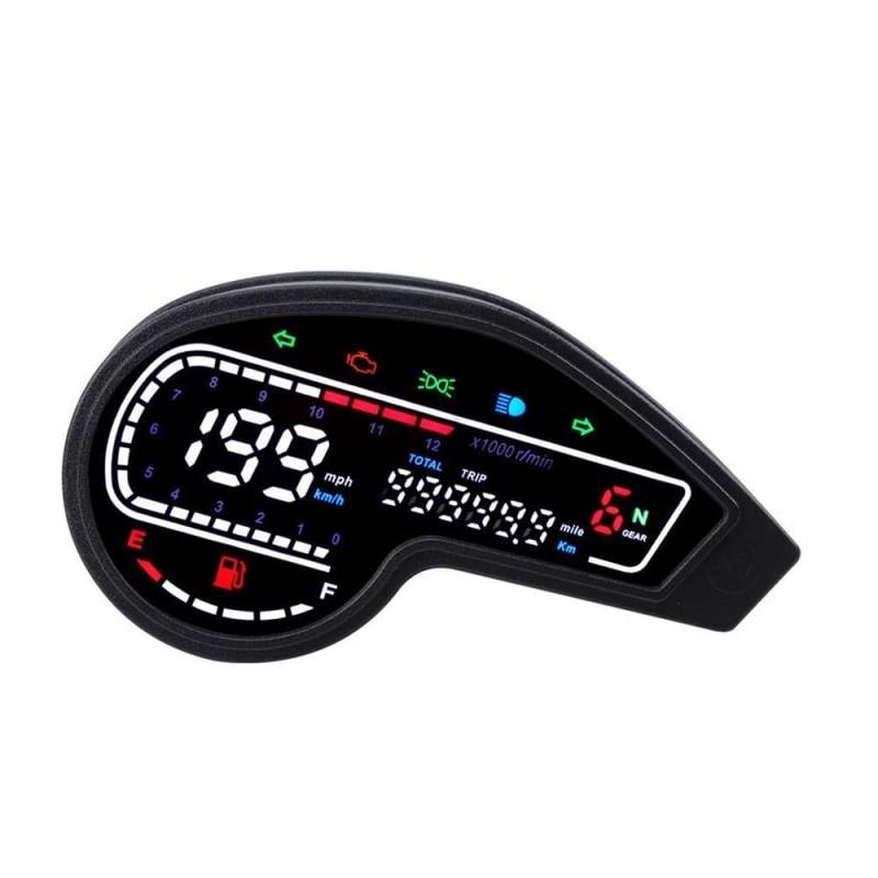 WYHJIUY Motorcycl Tacho Motor Digital Kilometerzähler Mexiko Brasilien Kolumbien FÜR NXR150 FÜR NXR125 FÜR Bros 2003-2014 FÜR CRV FÜR GY200 Speed Gear Display von WYHJIUY