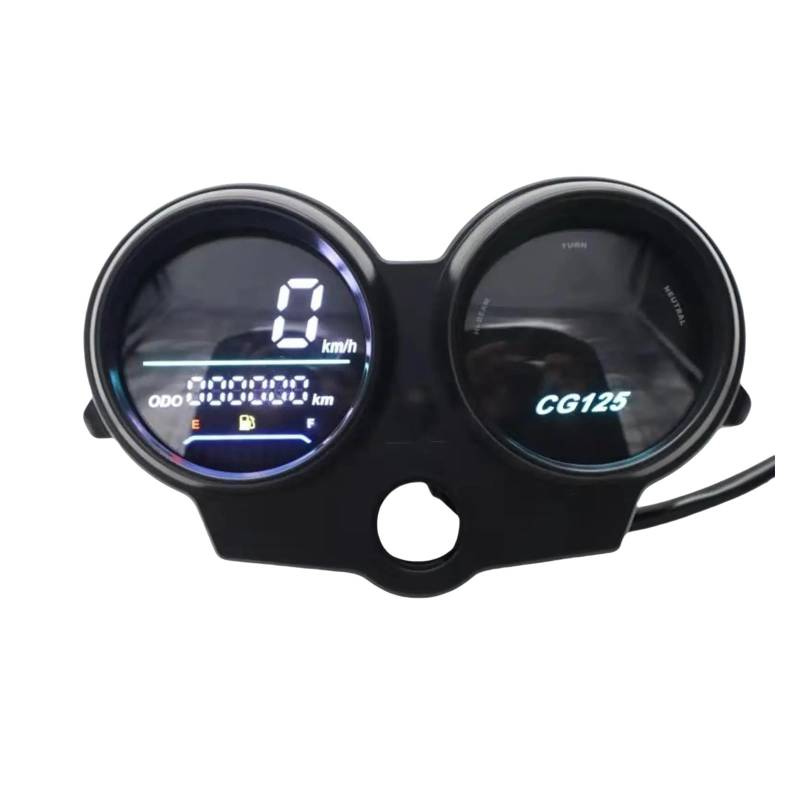 WYHJIUY Motorrad Digital Dashboard Zubehör Drehzahlmesser Kilometerzähler Für CG125 Für Fan125 Für Titan125 Speed Gear Display von WYHJIUY