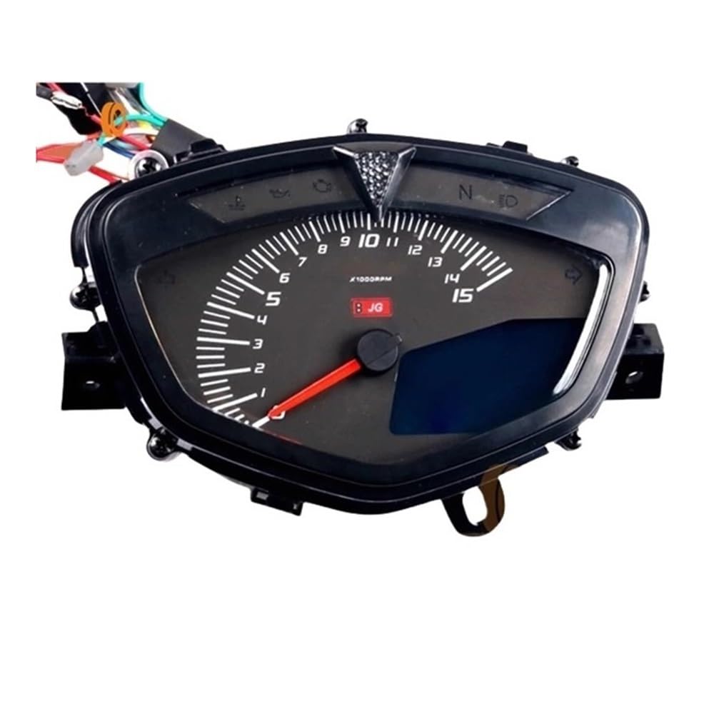 WYHJIUY Motorrad-Drehzahlmesser, 7 Farben, Digitaler Kilometerzähler, Tachometer, Messgerät, Moto-Instrument, Ganganzeige Für LC135 Für LC 135 Speed Gear Display von WYHJIUY