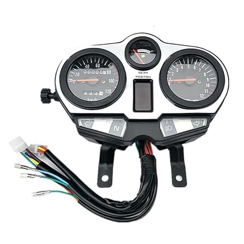 WYHJIUY Motorrad Instruent Drehzahlmesser Tachometer Geschwindigkeit Meter Uhr Für EN125 Für EN150 1/2 Kabel Speed Gear Display von WYHJIUY