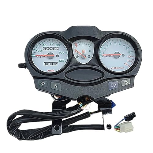 WYHJIUY Motorrad Instruent Drehzahlmesser Tachometer Geschwindigkeit Meter Uhr Für EN125 Für EN150 1/2 Kabel Speed Gear Display von WYHJIUY