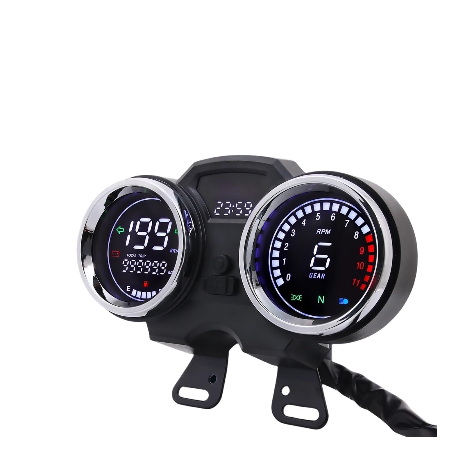 WYHJIUY Motorrad Instrument Tacho Screen Display Dashboard Änderung Zubehör Für 150Gato 250cc Für Prince Speed Gear Display von WYHJIUY