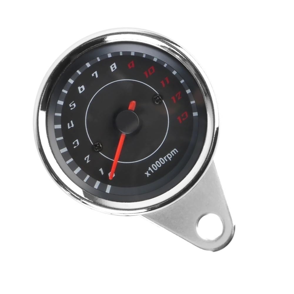 WYHJIUY Motorrad Modified Universal Zubehör Manometer Maschinen Tachometer Kilometerzähler Drehzahlmesser Armaturenbretter Speed Gear Display von WYHJIUY